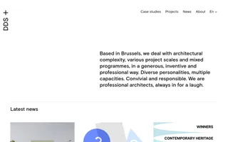 DDS+ homepage website preview