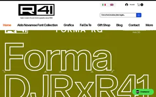 Reber R41 homepage website preview