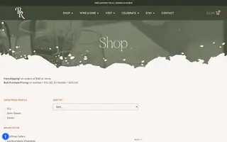 Les Bourgeois Vineyards homepage website preview
