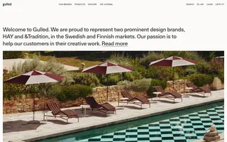 Gulled homepage website preview
