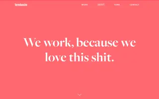 formdusche homepage website preview