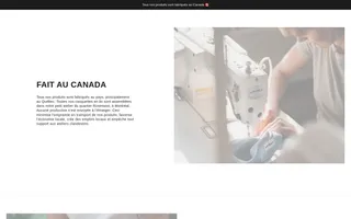 Caribou homepage website preview
