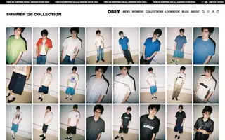 OBEY homepage website preview