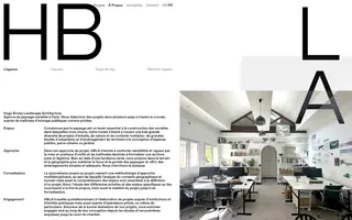 HBLA homepage website preview