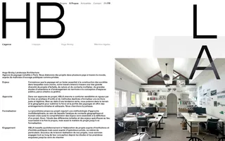 HBLA homepage website preview