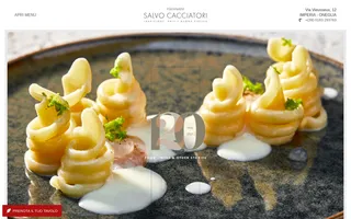 Salvo Cacciatori homepage website preview