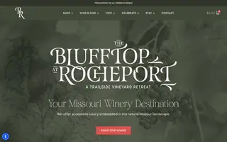 Les Bourgeois Vineyards homepage website preview