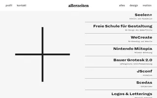 allerzeiten homepage website preview