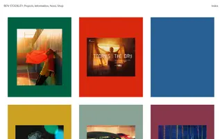 Ben Stockley homepage website preview