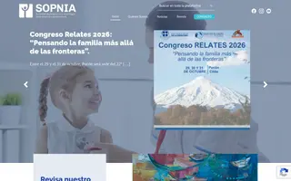 Sopnia homepage website preview
