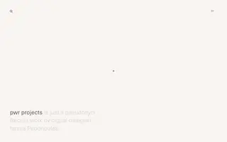 PWR homepage website preview