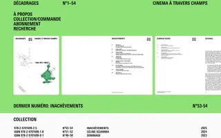 Décadrages homepage website preview