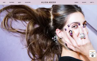 Alina Abegg homepage website preview