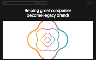Max Hofert Design homepage website preview