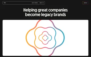 Max Hofert Design homepage website preview