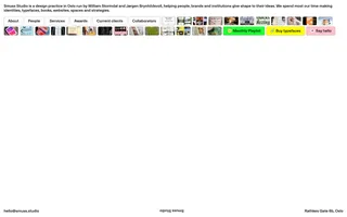 Smuss Studio homepage website preview