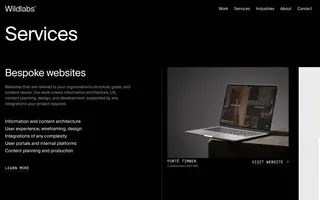 Wildlabs homepage website preview