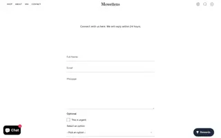 Mowellens homepage website preview