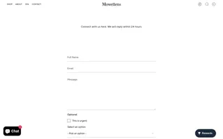 Mowellens homepage website preview
