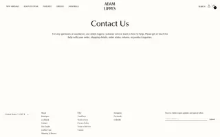 Adam Lippes homepage website preview