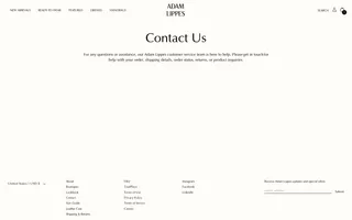 Adam Lippes homepage website preview