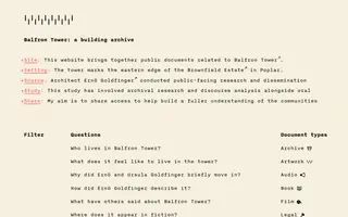 Balfrontower homepage website preview