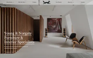 Young & Norgate homepage website preview