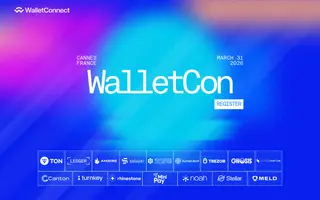 WalletCon homepage website preview