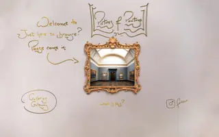 Pictures of Paintings homepage website preview