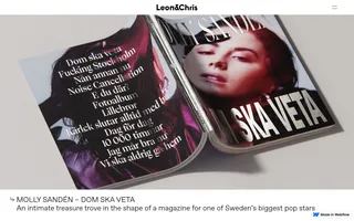 Leon&Chris homepage website preview
