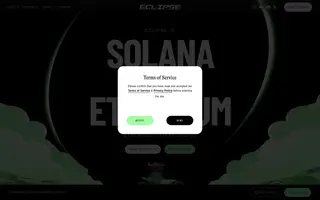 Eclipse homepage website preview