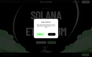 Eclipse homepage website preview