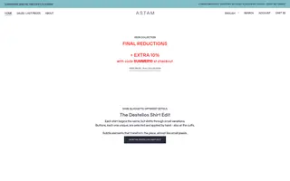 ASTAM homepage website preview