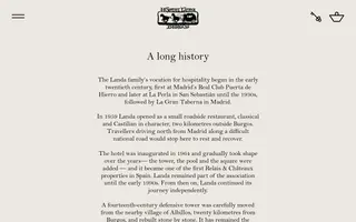 Landa homepage website preview