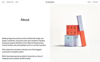 Flavedo & Albedo homepage website preview