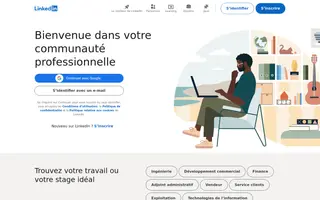 LinkedIn homepage website preview