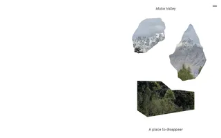 Moke Valley homepage website preview