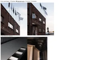 From outer Space homepage website preview