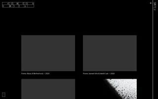 Komeda Films homepage website preview