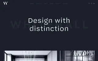 Whitehall homepage website preview