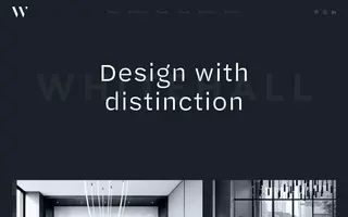Whitehall homepage website preview