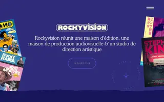 Rockyvision homepage website preview