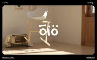o i o homepage website preview