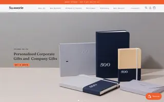 Summorie homepage website preview