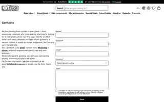Cicli Corsa homepage website preview