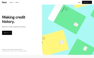 Petal homepage website preview