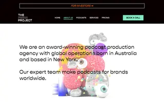 The Peers Project homepage website preview