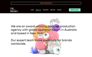 The Peers Project homepage website preview