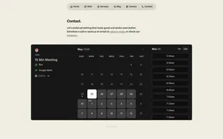 Oven Studio homepage website preview