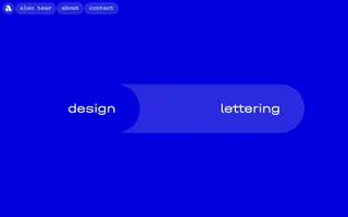 Alec Tear homepage website preview